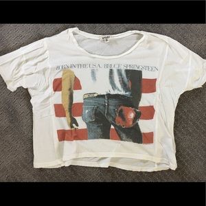 Bruce Springsteen crop top